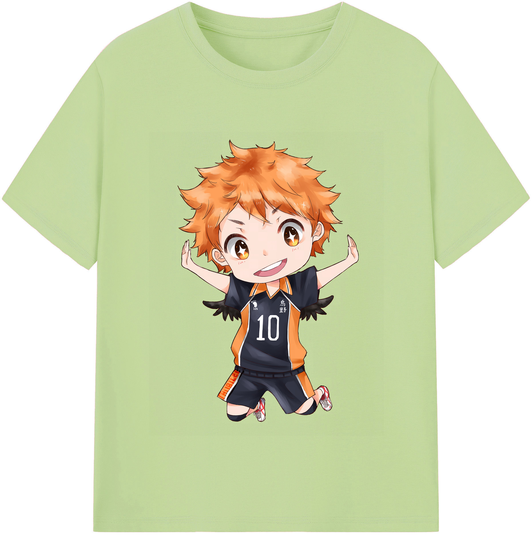 （画像用） ハイキュー!! Haikyu!! 綿100％半袖Tシャツ（フロントプリント）